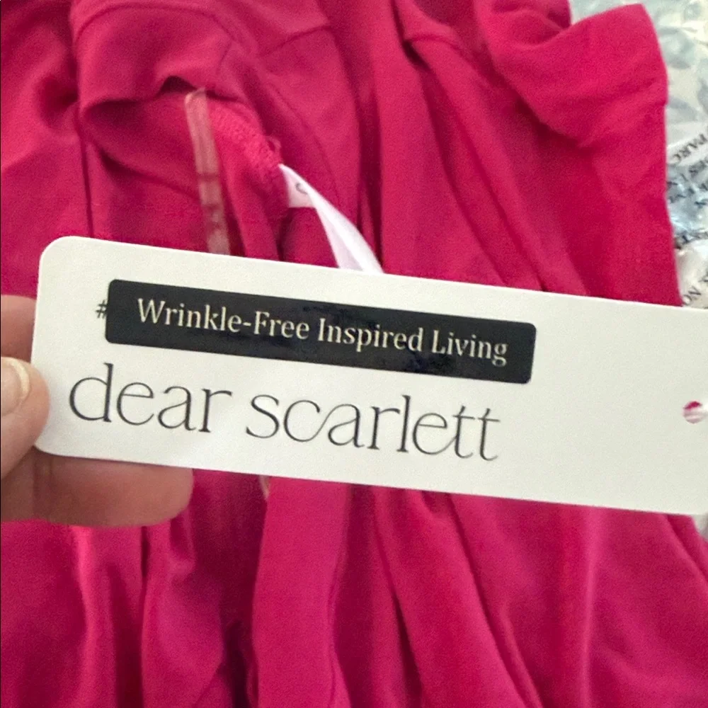 Scarlett Vibrant Pink Jumpsuit Set - Picture 4 of 8
